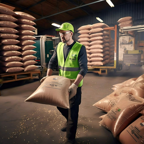 Productie en vervaardiging van pellets